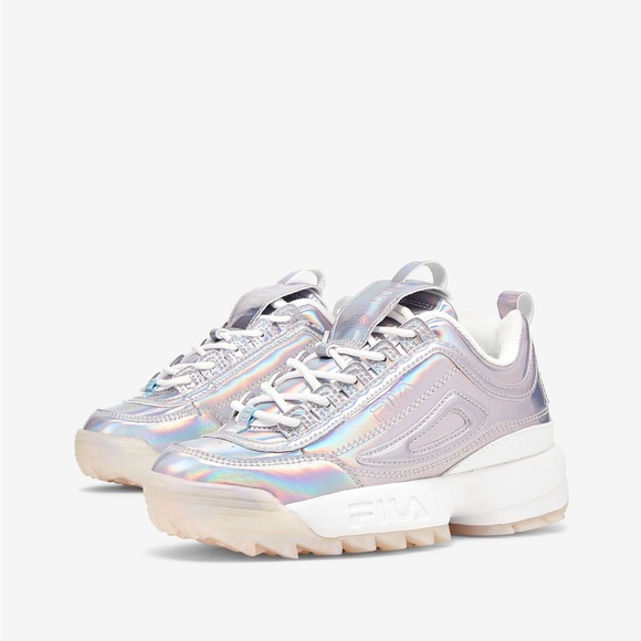 Fila Shoes - FILA Disruptor II Iridescent Metallic Sneakers ✨